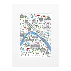 Affiche Soledad Monuments de Paris