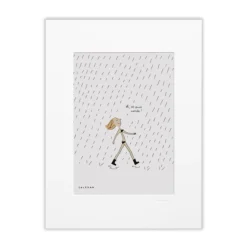 Affiche Soledad Pluie - 30 x 40 cm