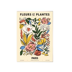Affiche Zoe Fleurs et Plantes Paris - 50 x 70 cm