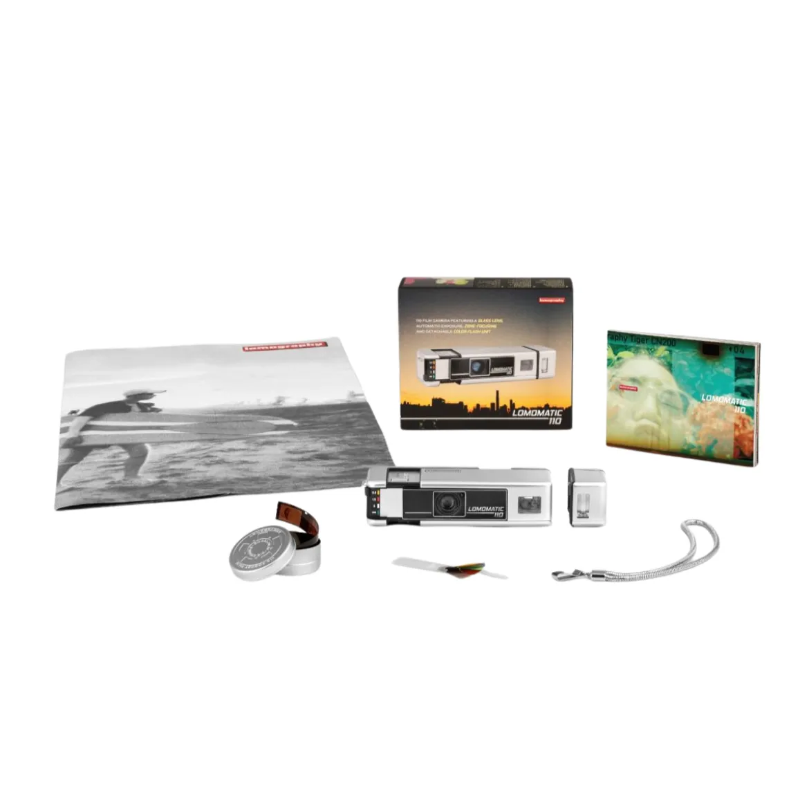 Appareil photo Lomomatic 110 & Flash Metal Edition