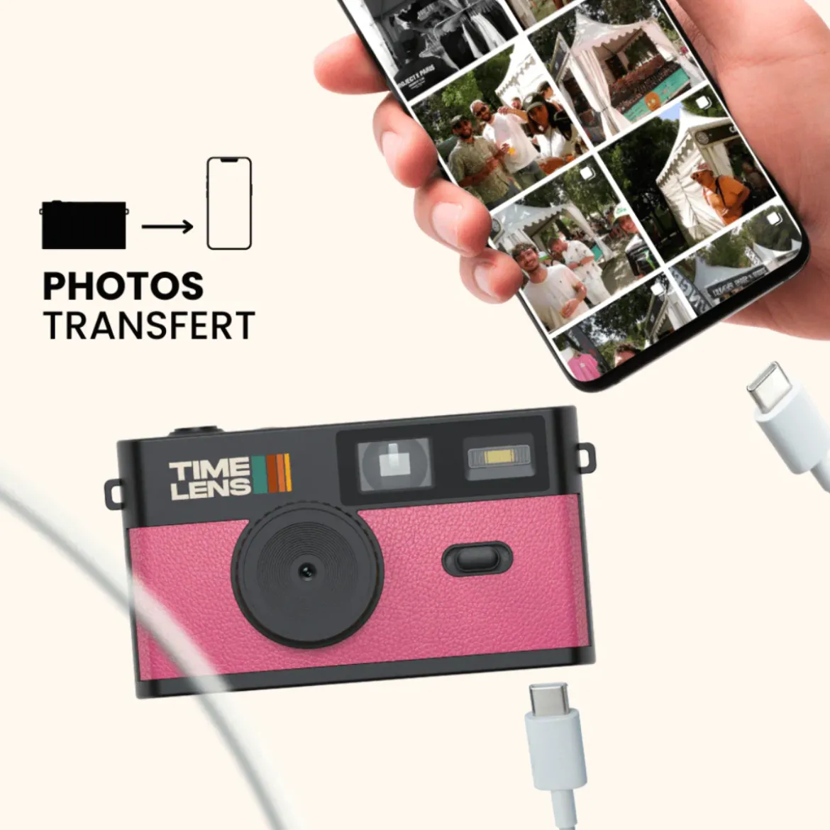 Appareil photo TimeLens® Rose