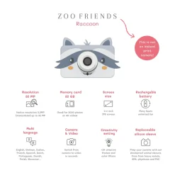 Appareil photo Zoo Friends - Racoon