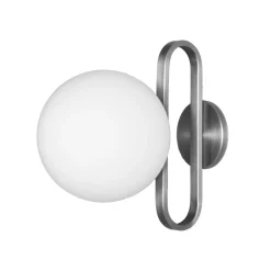 Applique murale Cime Argent Globe 20 cm