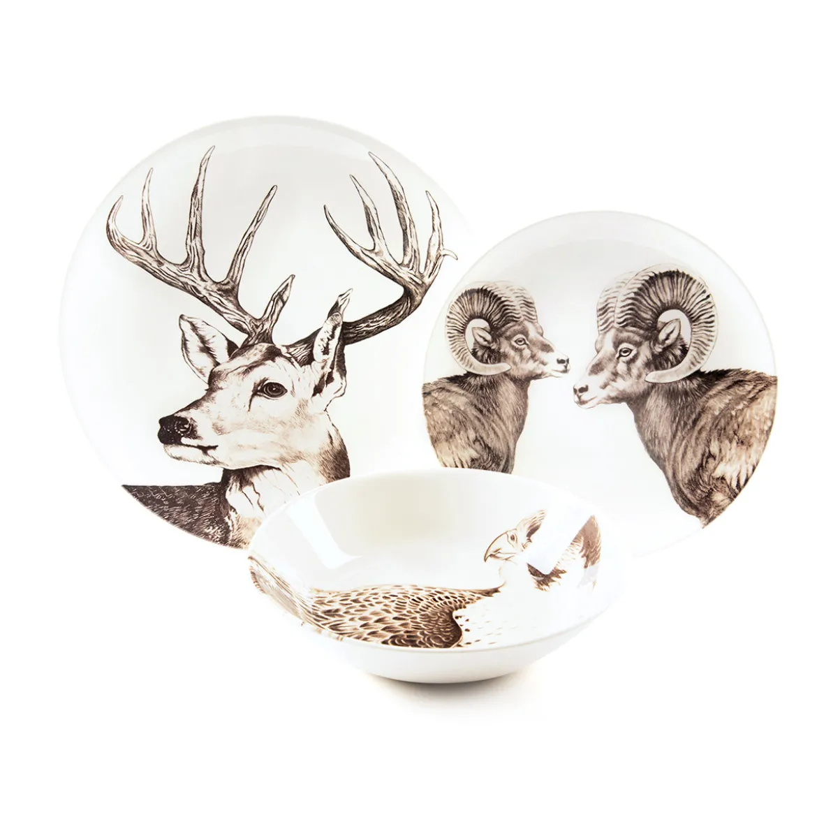 Assiette creuse - Faucon