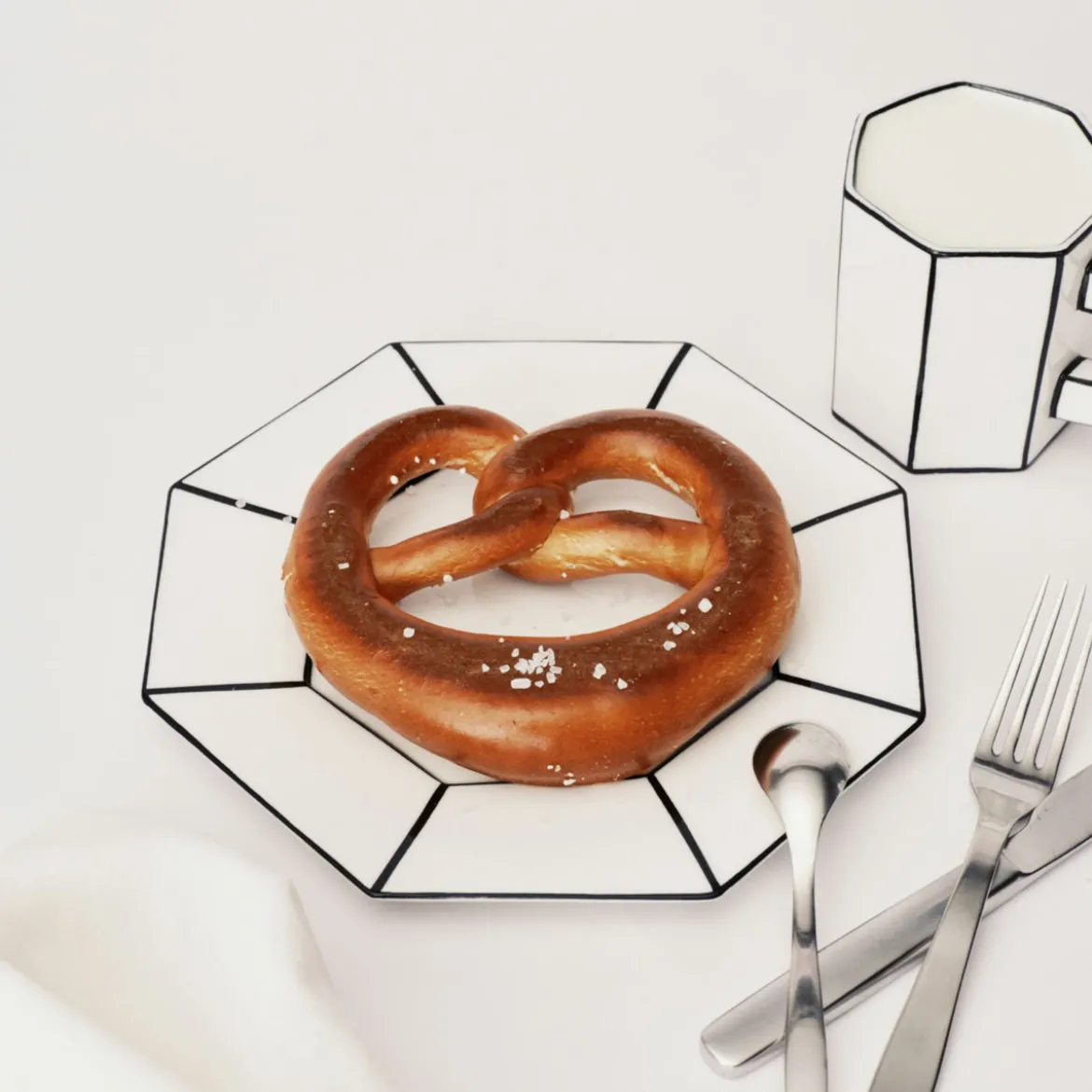 Assiette à dessert - Carte Blanche