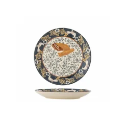 Assiette Hezha Grès - Bleu