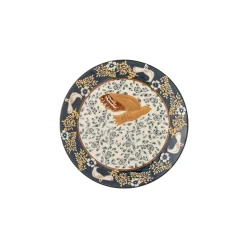 Assiette Hezha Grès - Bleu