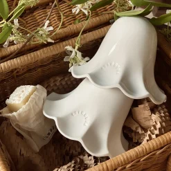 Baladeuse Lili en porcelaine biscuit - Ø 13 cm