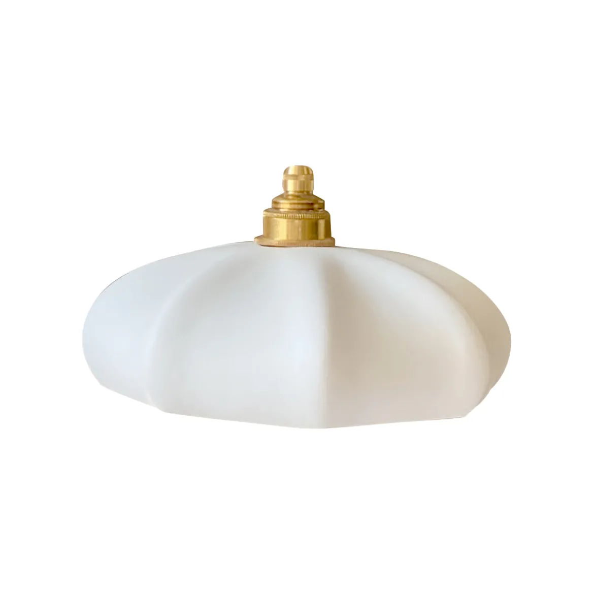 Baladeuse Maria en porcelaine biscuit - Ø 24 cm