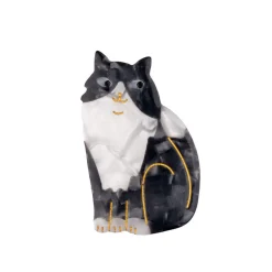 Barrette - Chat Noir & Blanc