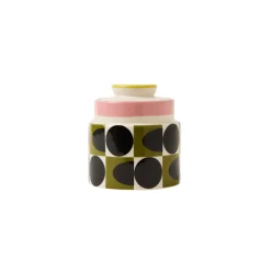 Bocal Carre Ovale à pois Rose - Orla Kiely