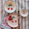 Bol dipping Cherries en céramique