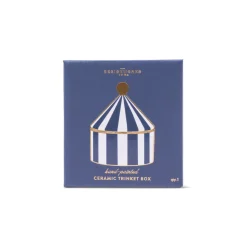 Boîte à bijoux Céramique Navy Stripe