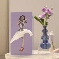 Boîte à mouchoirs - Tissue Up Girl - Purple