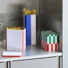 Boîte Tin L - Rouge et Blanc