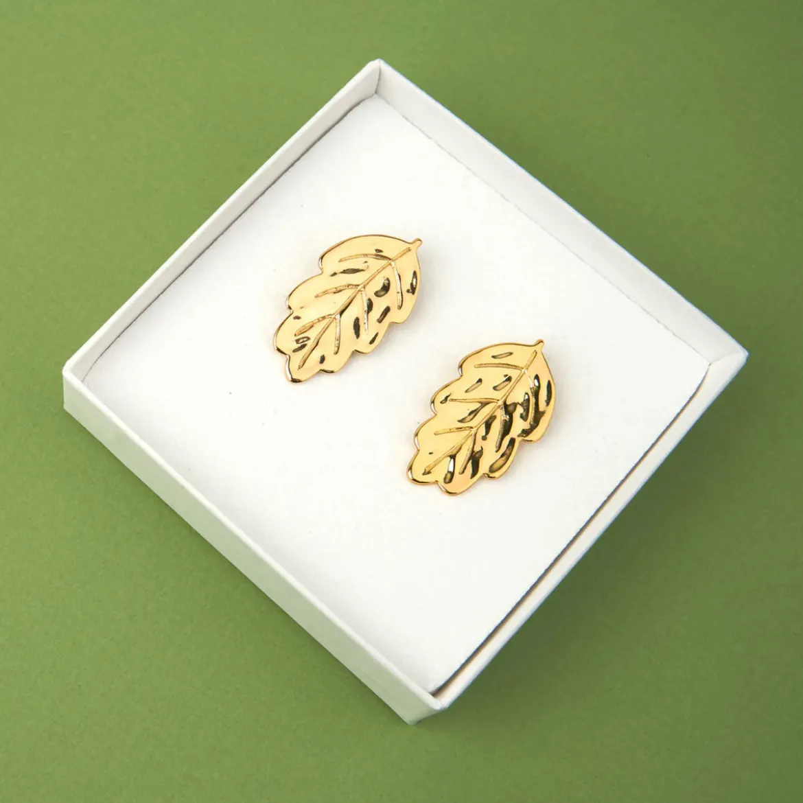 Boucles D'oreilles Feuilles