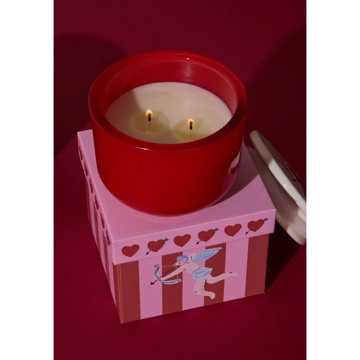 Bougie Charmed Heart Lid - Wild Fig & Rose