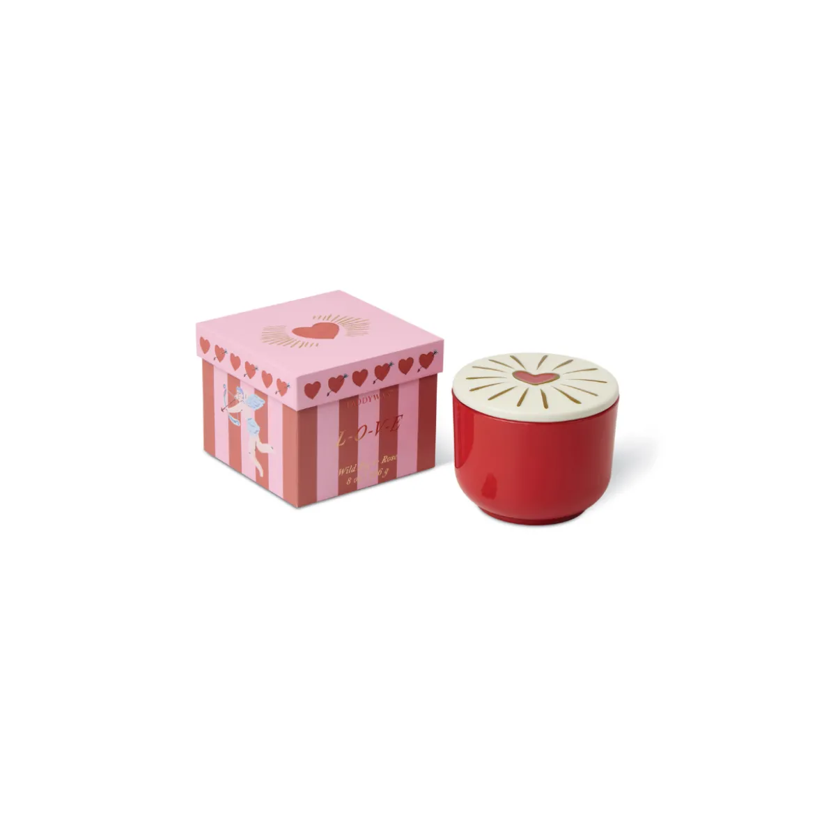 Bougie Charmed Heart Lid - Wild Fig & Rose