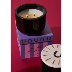 Bougie Charmed Horseshoe Lid - Tabac & Pine
