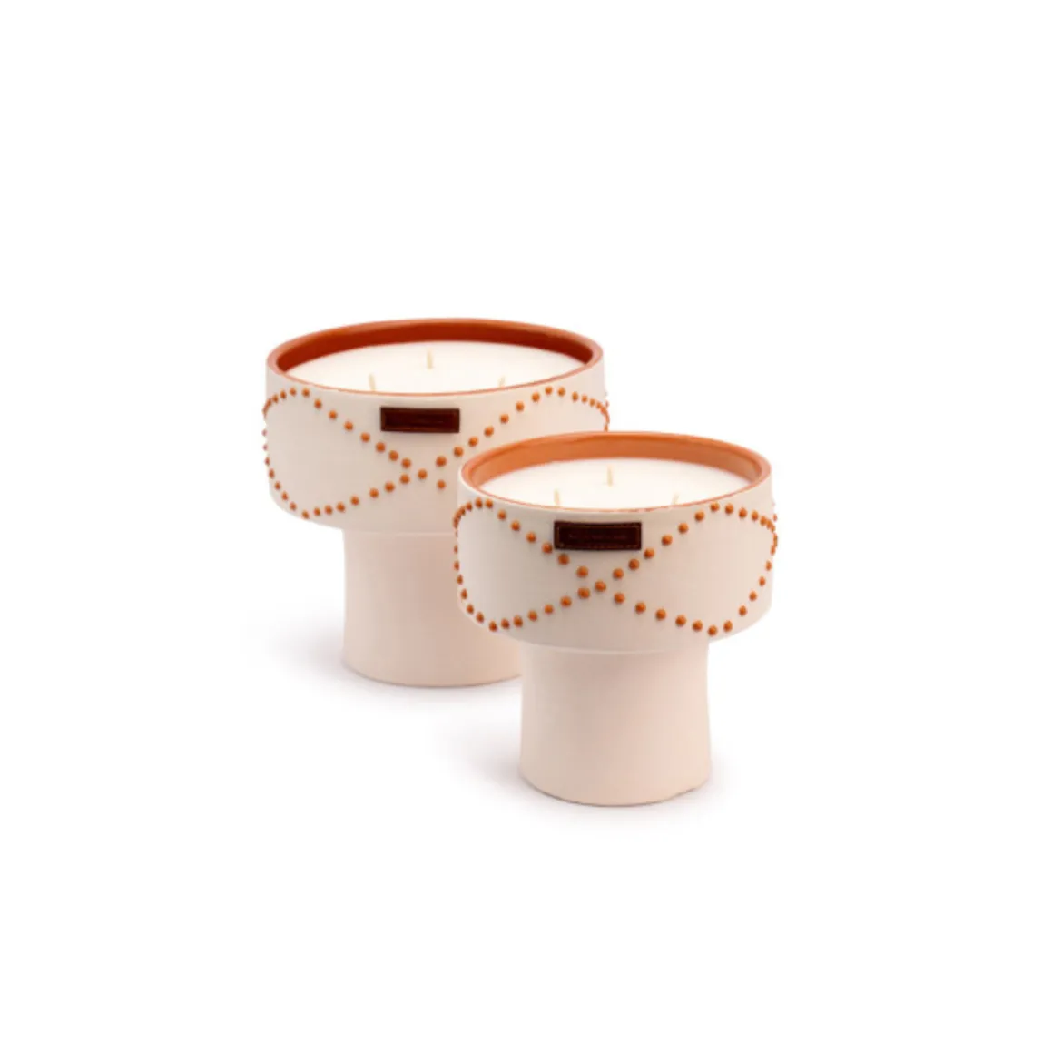 Bougie Coupe Nomad Dattes - Blanc Terra