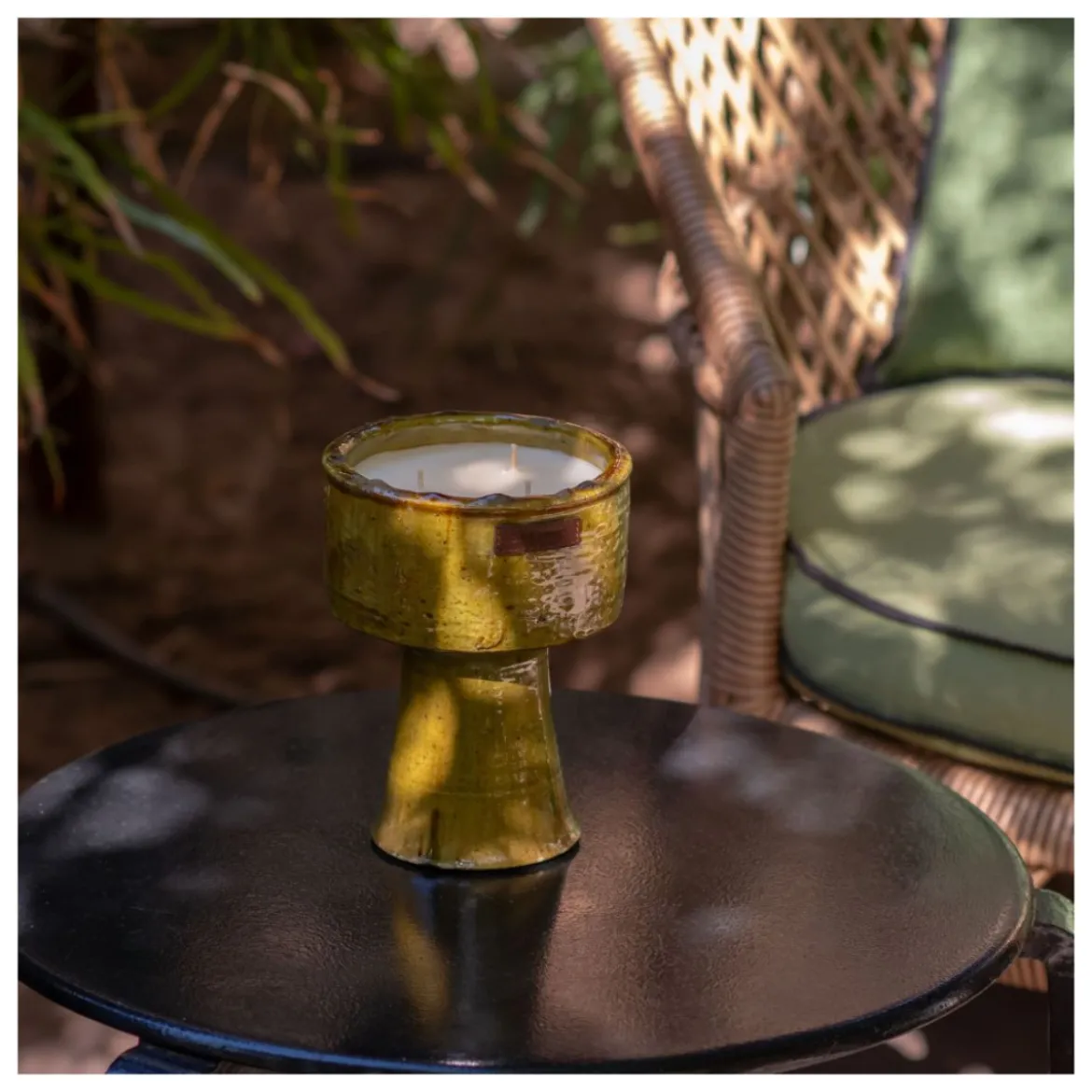 Bougie Coupe Tamegrout - Fleur d'Oranger Jaune