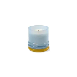 Bougie Stacked Blue and Yellow - Zesty Lemon