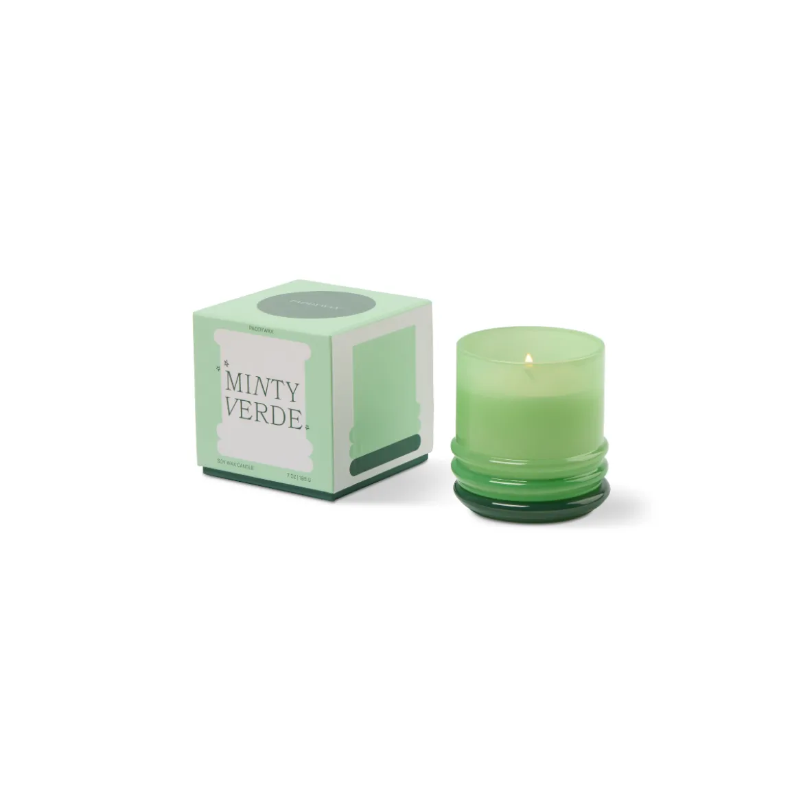 Bougie Stacked Bright Green and Dark Green - Minty Verde