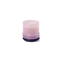 Bougie Stacked Lavender and Dark Purple - Violet Vanilla