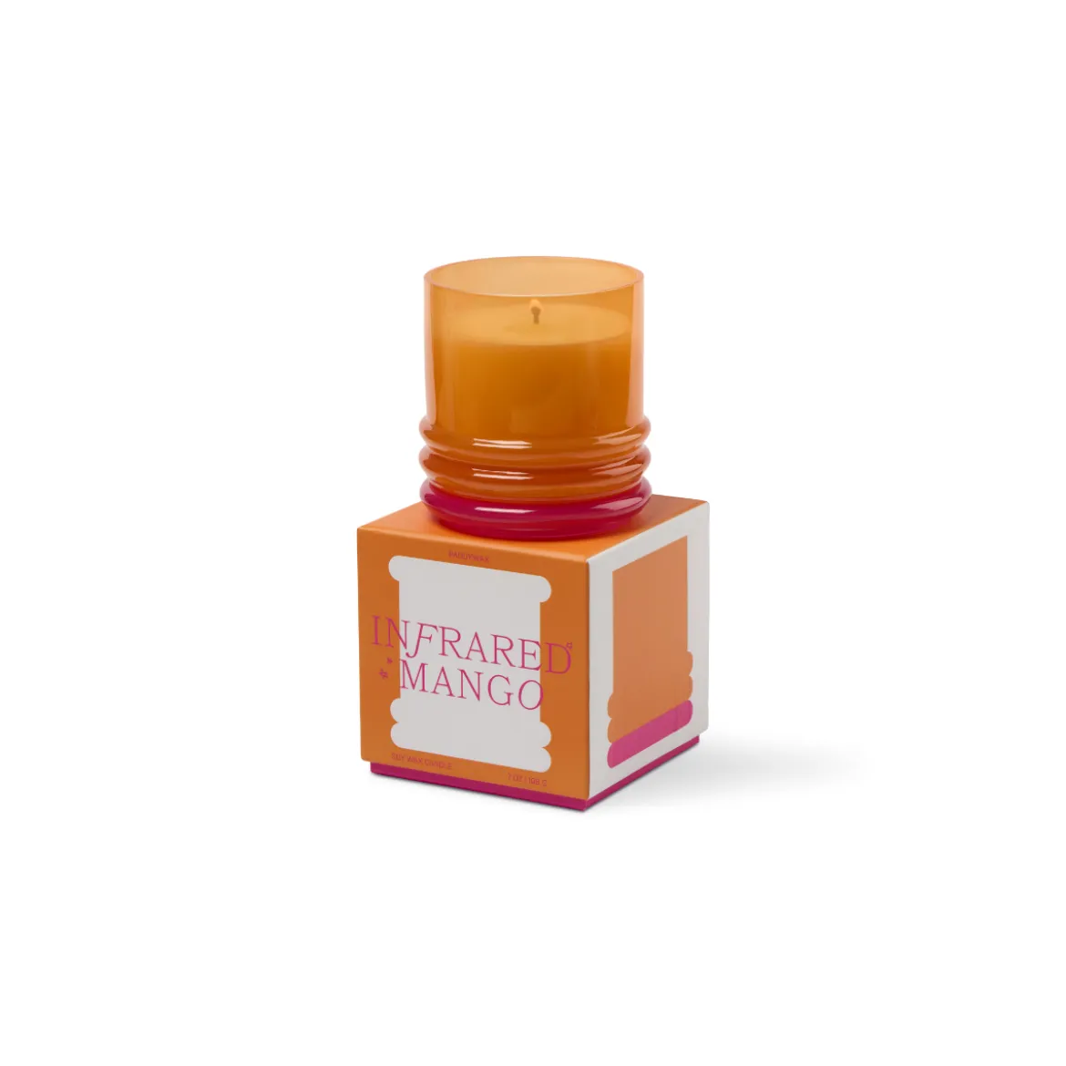 Bougie Stacked Orange and Hot Pink - Infrared Mango
