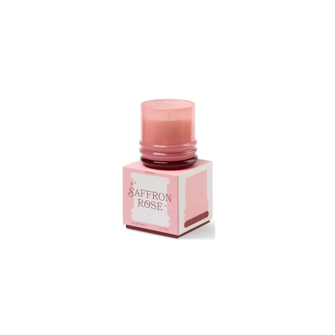 Bougie Stacked Pink and Red - Saffron Rose
