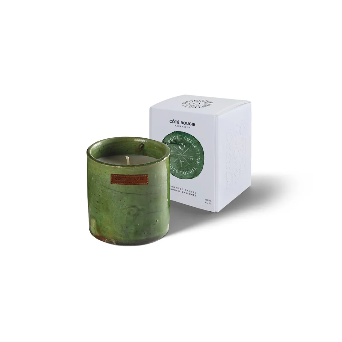 Bougie Tamegroute Menthe et Thé Vert
