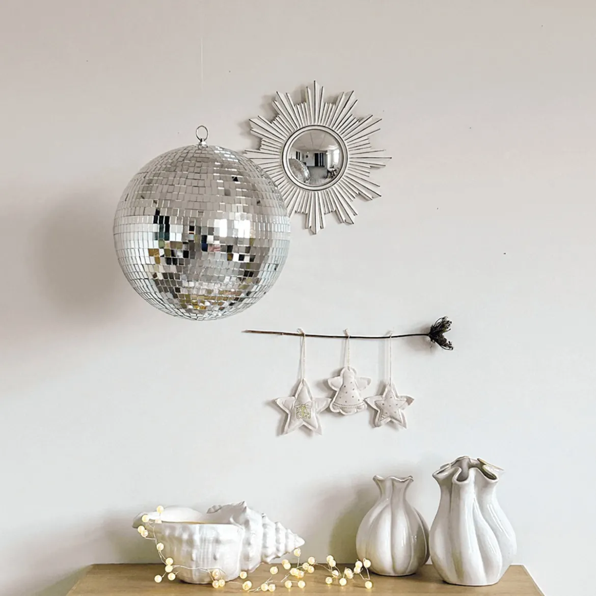 Boule Disco Ø 30 cm - Argent