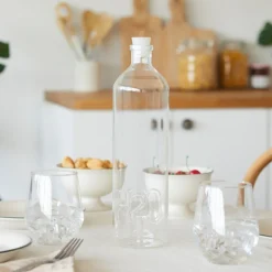 Bouteille Atlantis H20 en verre borosilicate - 1,2 L