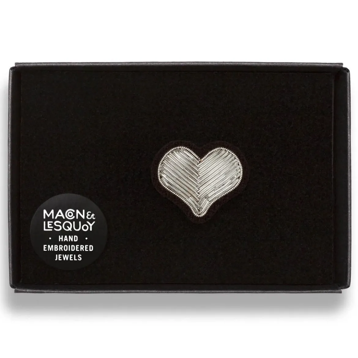 Broche Coeur - Argent