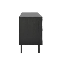 Buffet Graphic en teck verni - 4 portes