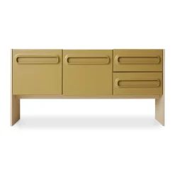 Buffet Space Dresser - 160 x 42 x 80 cm - Sage & Cream