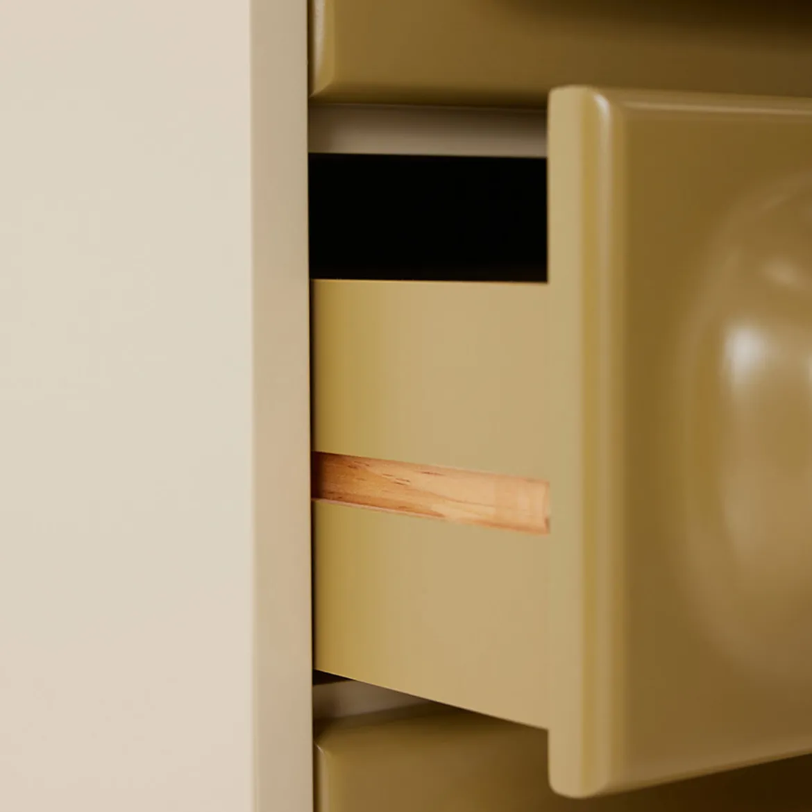 Cabinet Space Drawer - 45 x 40 x 113 cm - Sage & Cream