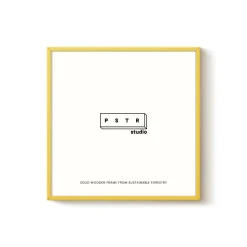 Cadre Bois Chêne - Jaune