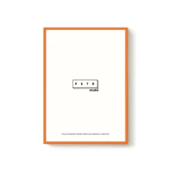 Cadre Bois Chêne - Orange