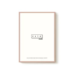 Cadre Bois Chêne - Rose