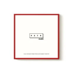 Cadre Bois Chêne - Rouge