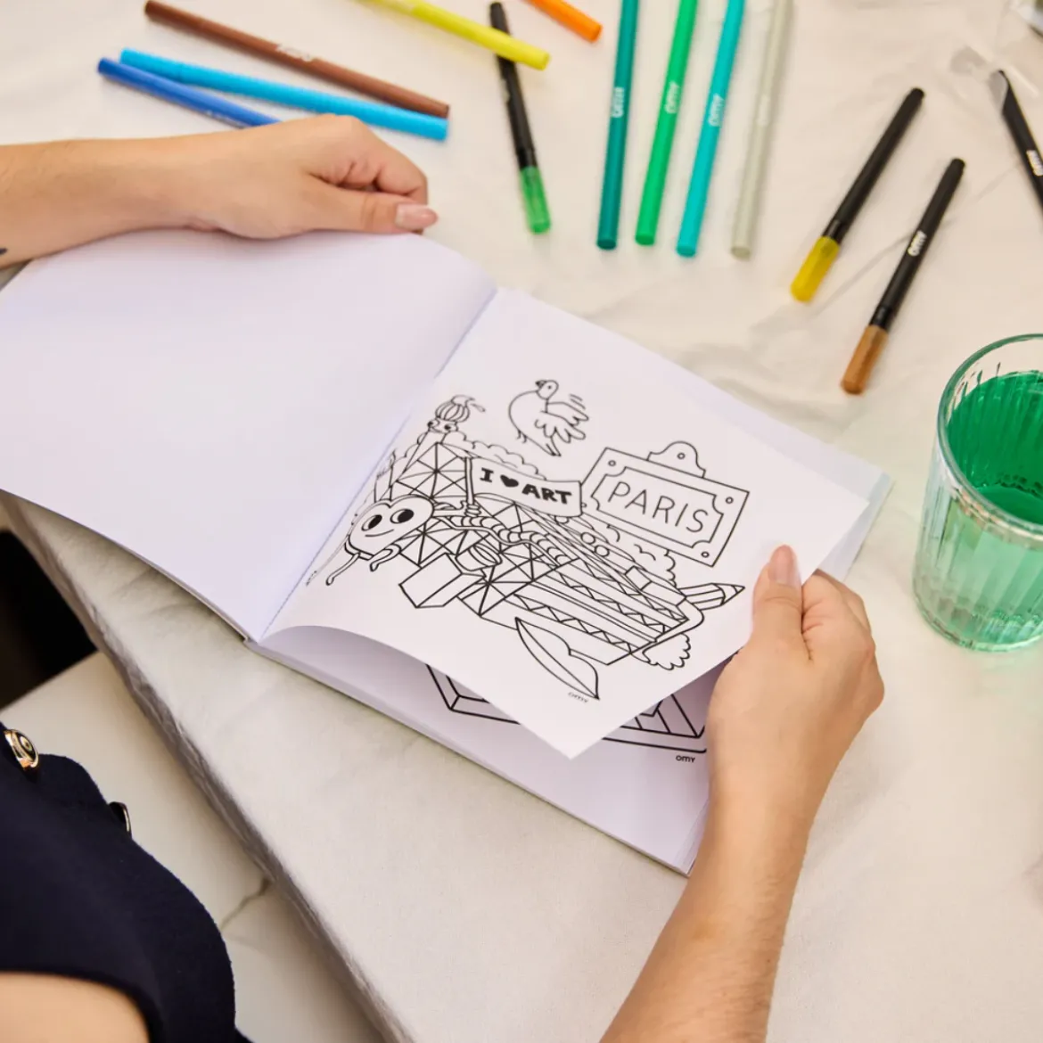 Cahier de coloriage - Cozy Art Paris