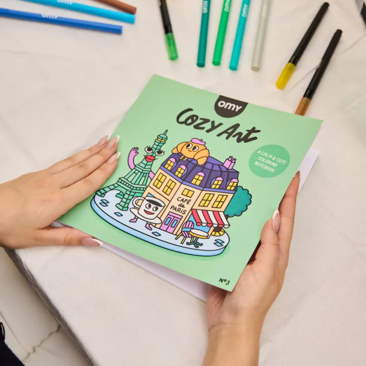 Cahier de coloriage - Cozy Art Paris