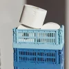 Caisse Crate S - Bleu Dusty