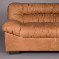 Canapé Douglas - Cuir Cognac