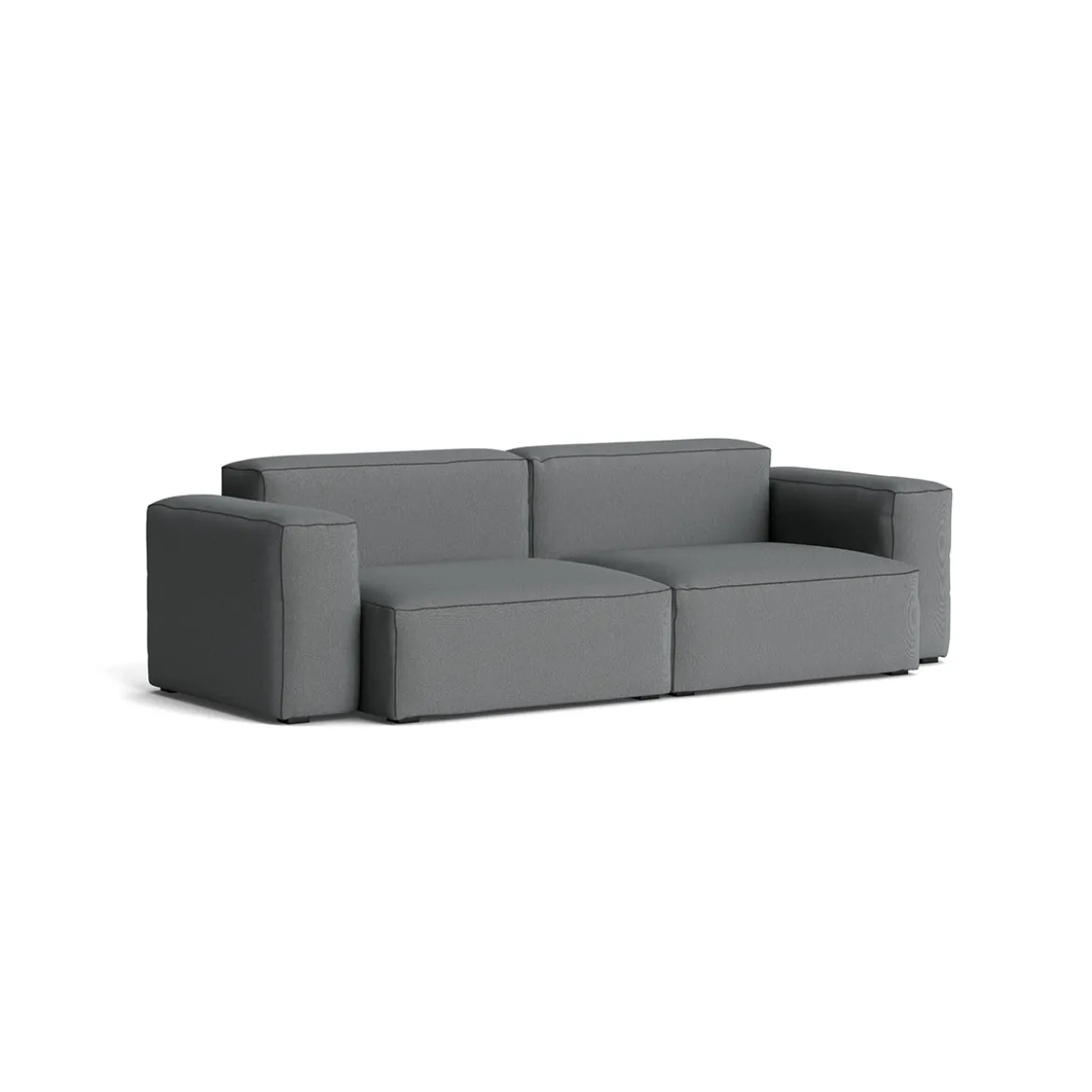 Canapé Mags Soft Low 2.5 places - Combinaison 1 - Steelcut Trio 153 - Coutures Black