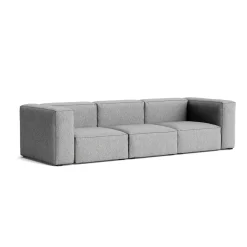 Canapé Mags Soft 3 places - Combinaison 1 - Hallingdal 166 - Coutures Dark Grey