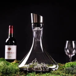 Carafe à vin topographic Mont Blanc