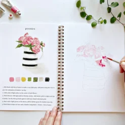 Carnet d'aquarelle - Bouquet