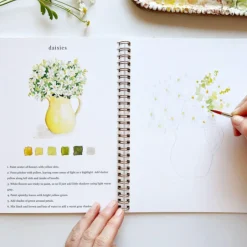 Carnet d'aquarelle - Flowers